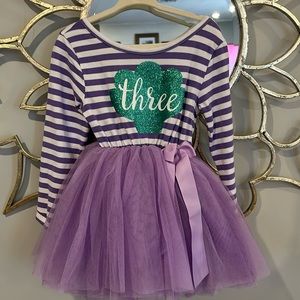 Birthday tutu Dress- 3rd birthday size 3T